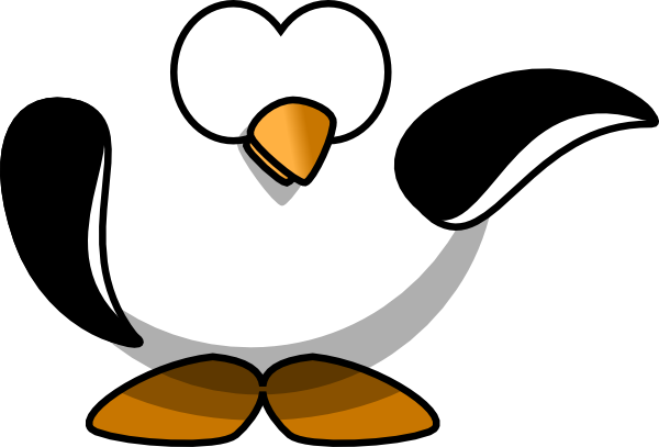 600x407 Penguin P Clip Art