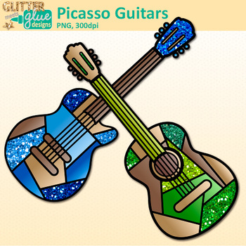 350x350 Pablo Picasso Guitar Clip Art Blue Period Instruments For Cubism
