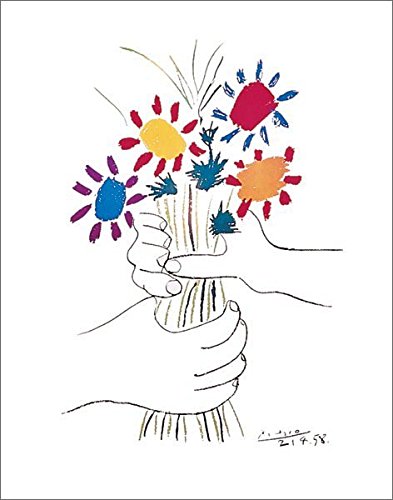 393x500 Pablo Picasso Petite Fleurs (Small Flowers) Decorative