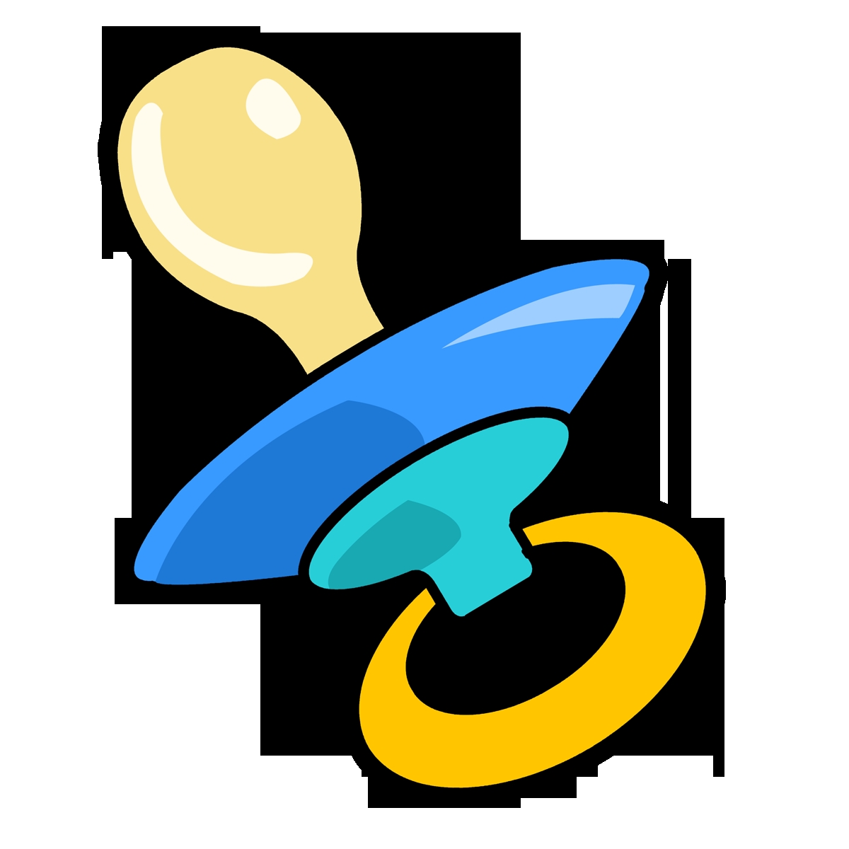 1200x1200 Awesome Pacifier Clipart Design