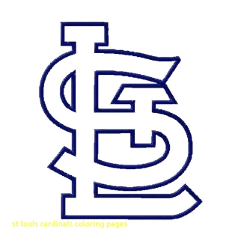 800x800 St Louis Coloring Pages St Cardinals Coloring Pages With St