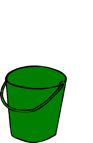 390x595 Green Bucket Clip Art