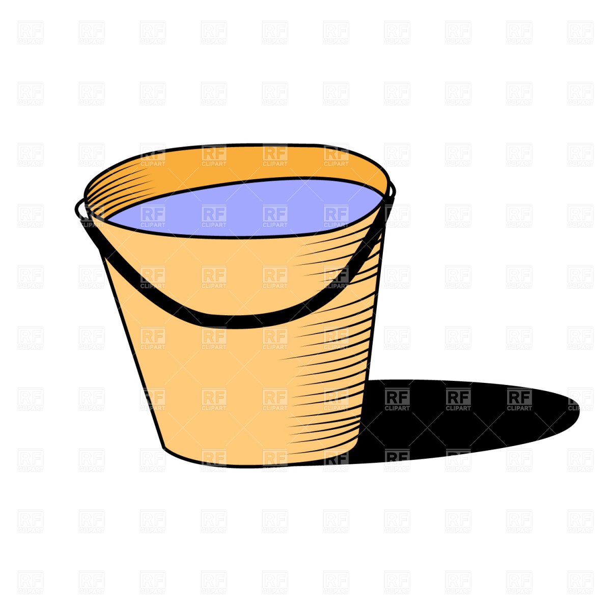 1200x1200 Bucket Royalty Free Vector Clip Art Image