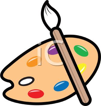335x350 Clipart Paint Brush