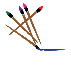 300x300 Paint Brush Clip Art