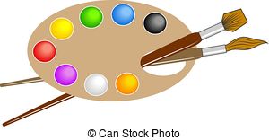 300x156 Artist Palette Clipart