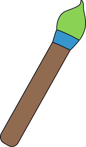 294x500 Green Art Paint Brush Clip Art Clipart Panda