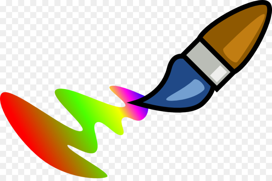 900x600 Paintbrush Palette Clip Art
