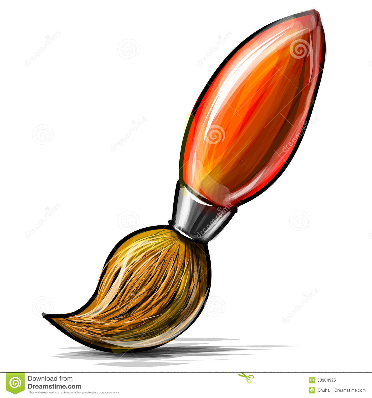 1300x1390 Clipart Paint Brush