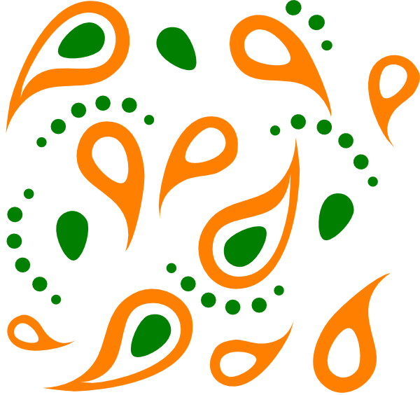 600x564 Paisley Pattern Clip Art