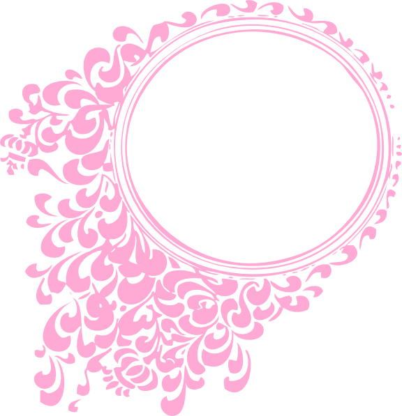 576x597 Pink Oval Frame Hi.png Christineoils