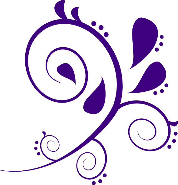 570x595 Purple Pattern Cliparts