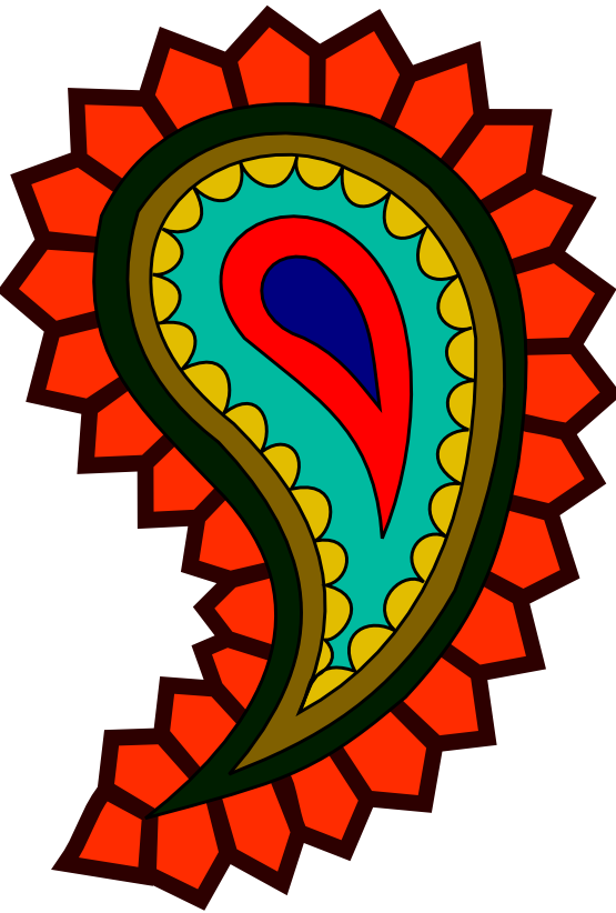 555x822 Clip Art Ogurec Paisly Paisley Svg Paisley