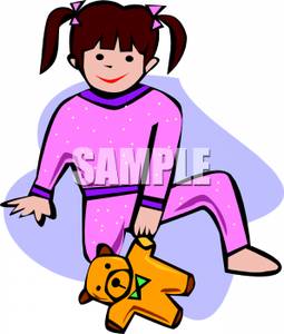255x300 Little Girl Wearing Pink Pajamas