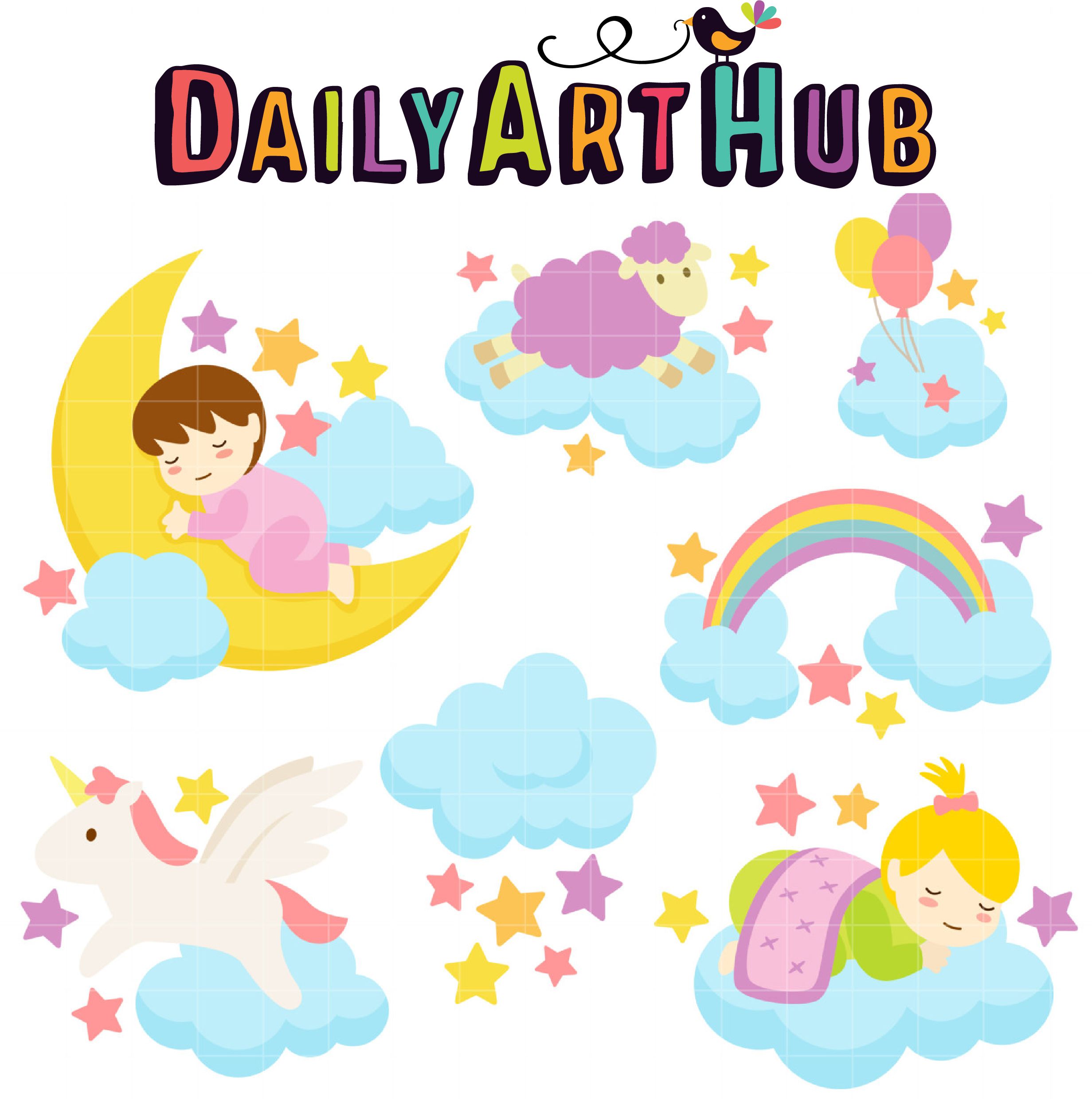 2463x2479 Baby Dreams Clip Art Set Daily Art Hub Free Clip Art Everyday