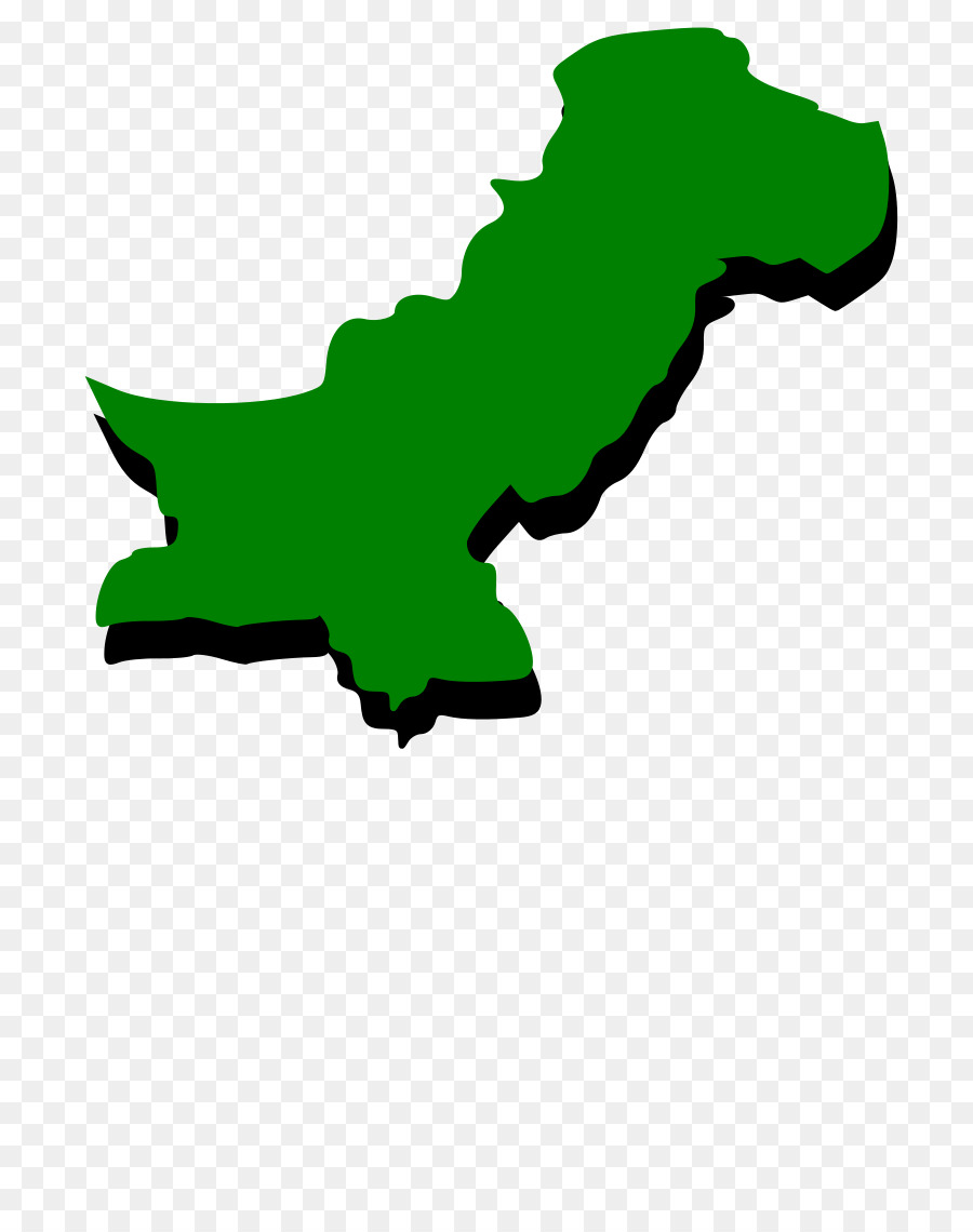 900x1140 Pakistan Blank Map Clip Art