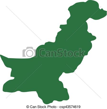 450x456 Pakistan Map Vector Clip Art