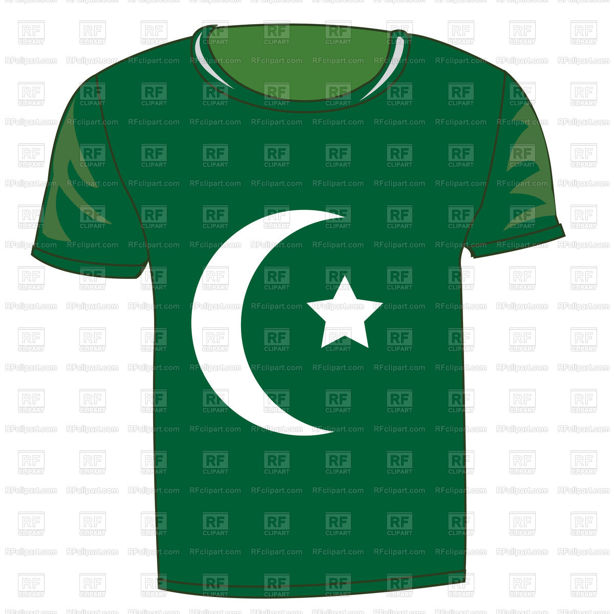 1200x1200 T Shirt With Flag Of The Pakistan On White Background Is Insulated