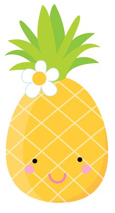 236x438 Cute Pineapples Clipart Set