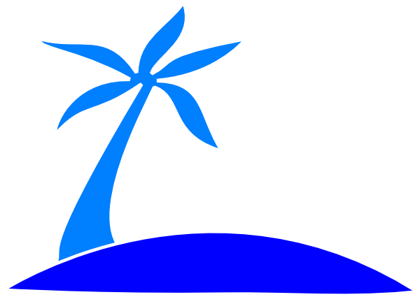 600x425 Blue Palm Tree Png, Svg Clip Art For Web