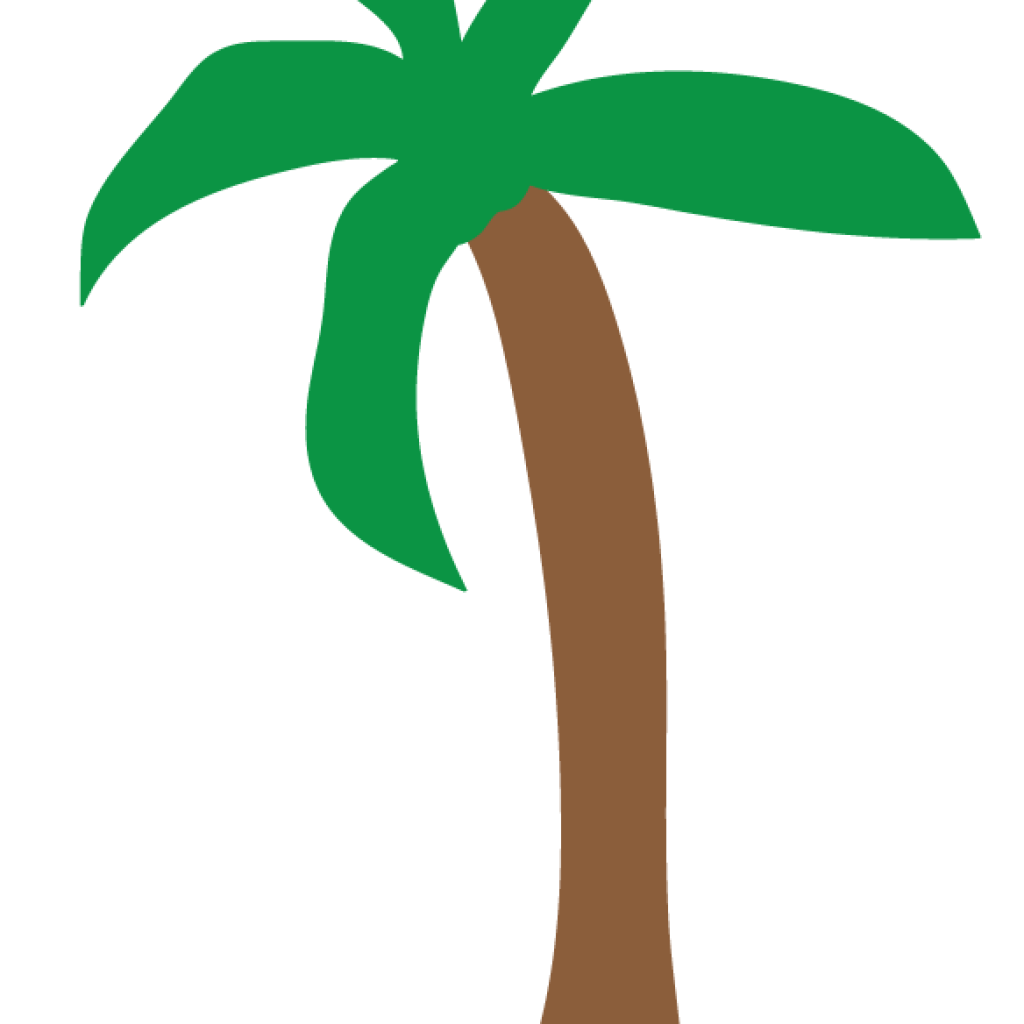 1024x1024 Palm Tree Clip Art Free Flower Clipart