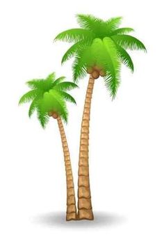 236x350 Two Palm Trees Silhouette Png Clip Art Sagome Stencyl