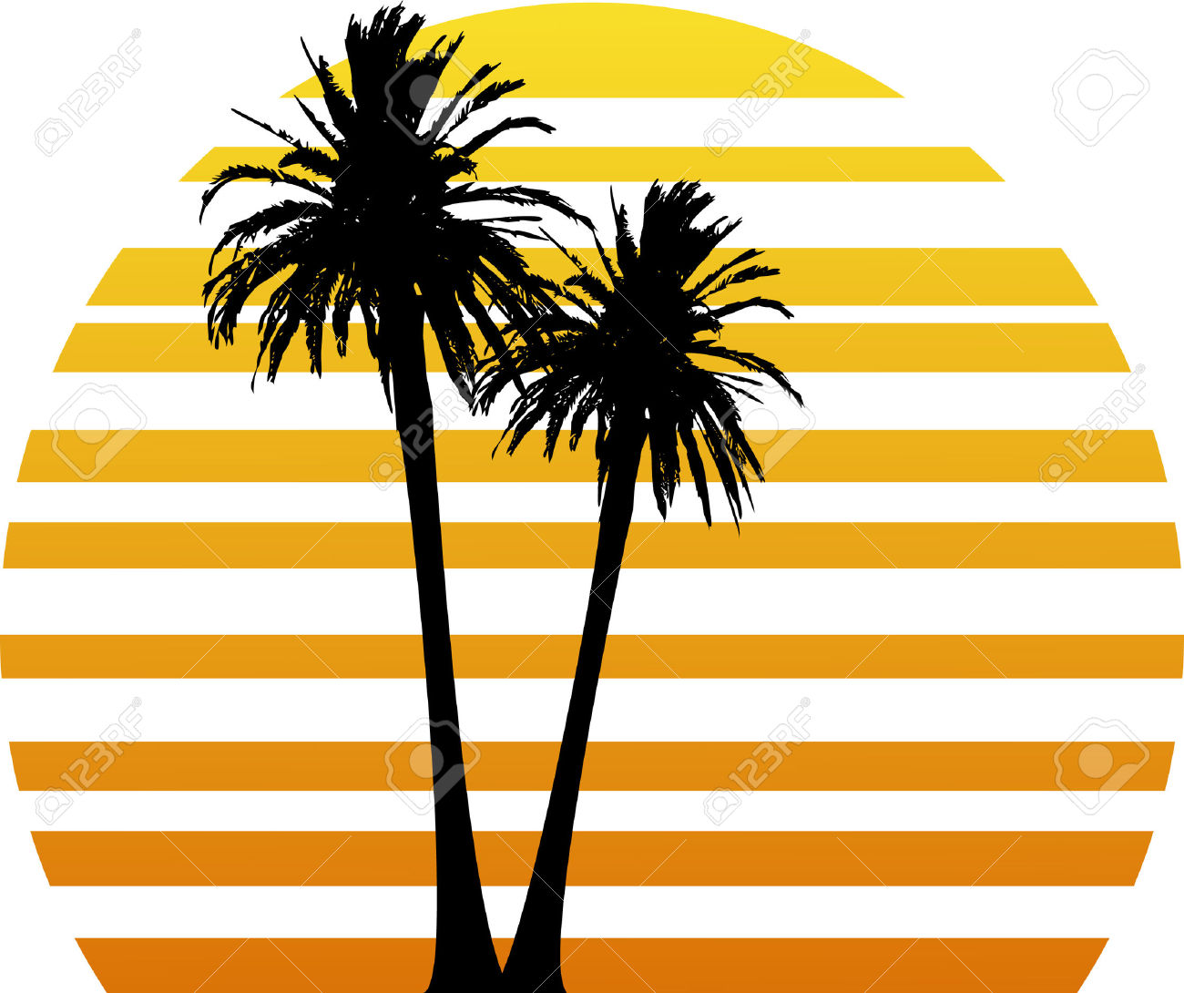 1300x1090 Palm Tree Sunset Clipart 0071 0803 2514 4326 Palm Trees On