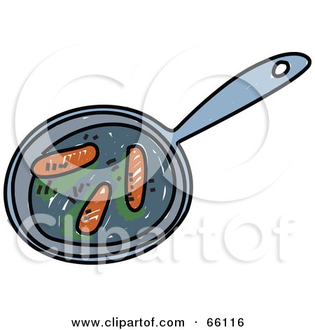 450x470 Clipart Eggs And Veggies By An Omelet In A Pan