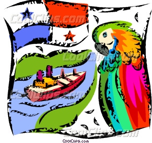 300x283 Panama Vector Clip Art