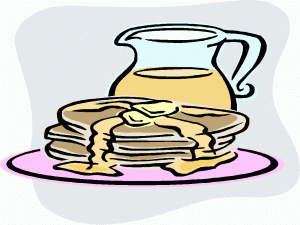 300x225 Pancake Breakfast Clipart
