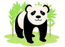 210x153 Free Panda Clipart