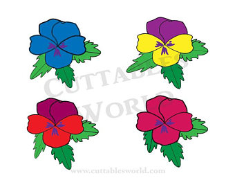 340x270 Pansy Svg Etsy