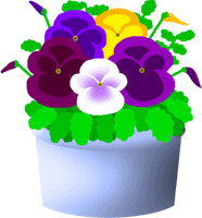 186x200 Pansy Clipart Amp Look At Pansy Clip Art Images