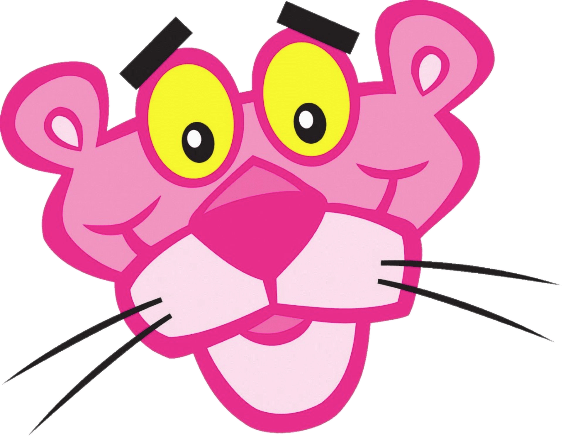 1920x1490 Pink Panther Face Transparent Png