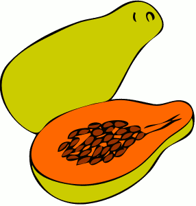 286x300 Papaya Clip Art Download