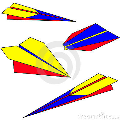 400x400 Paper Airplane Clipart