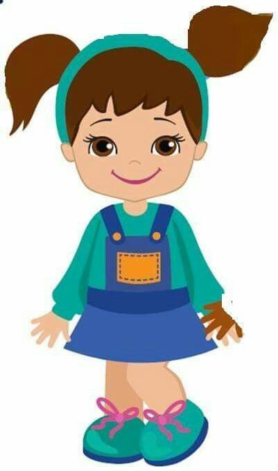 401x678 Bonecas Meninas Imprimibles De Colores Clip Art