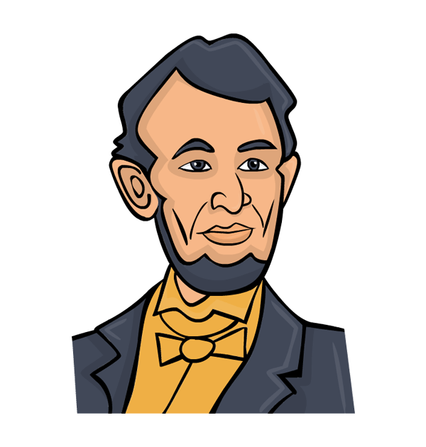 600x630 Creative Abraham Lincoln Clipart