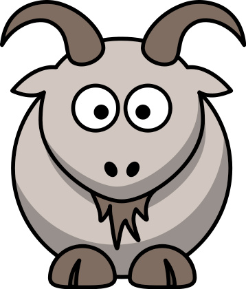 358x420 Clipart Goat Jesus Parable Sheep