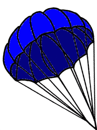322x432 Parachute Clipart Purple