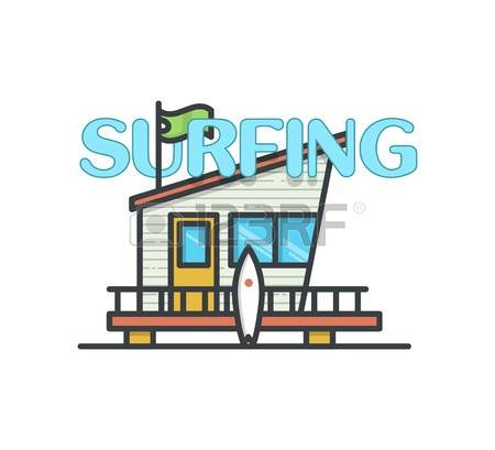 450x409 Surfer's Paradise Clipart