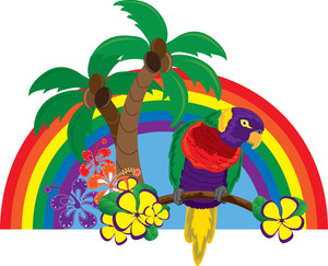 300x243 Tropical Paradise Clip Art Cliparts