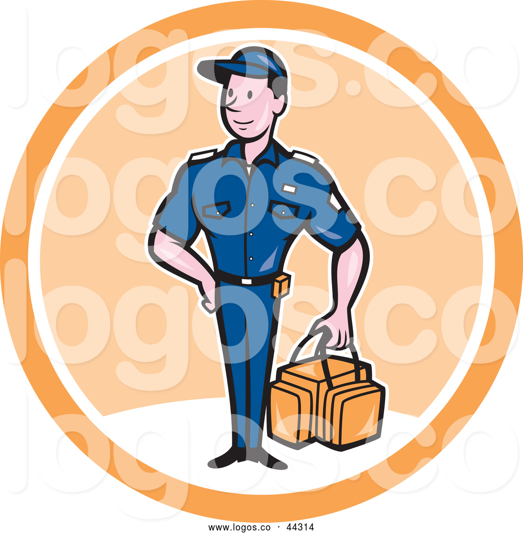 1024x1044 Logo Of A Smiling Paramedic Man Carrying First Aid Kit In A White