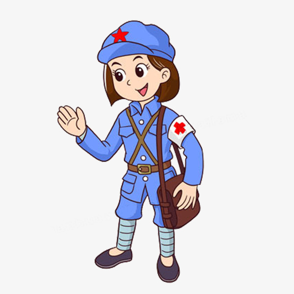 600x600 Paramedics In Blue Uniforms, Hand, Q Version, Warrior Png Image