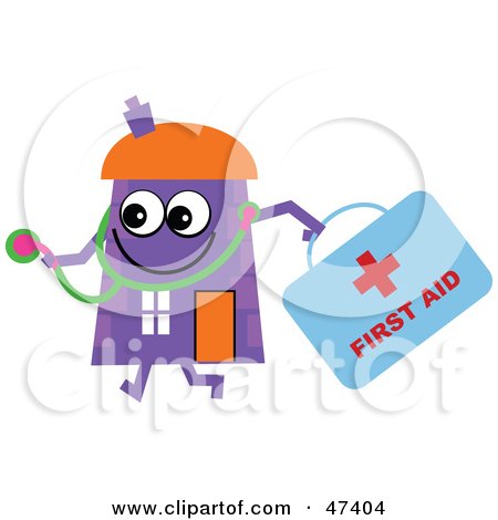 450x470 Royalty Free (Rf) Clipart Illustration Of Male Paramedic In
