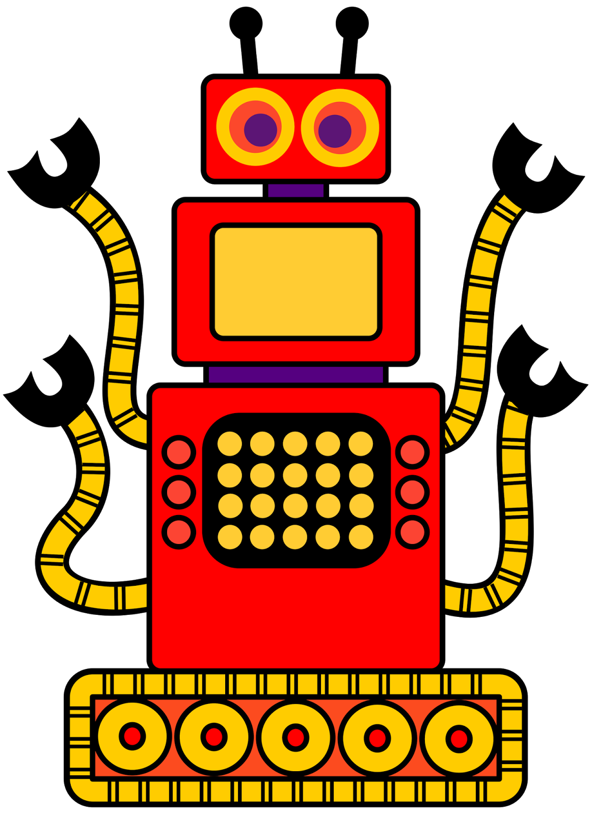 1162x1600 Free Robot Clip Art For Classrooms, Teachers And Parents