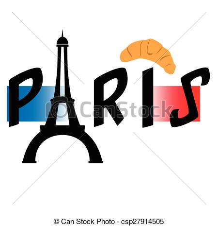 450x465 Eiffel Tower , Paris Vector Clipart