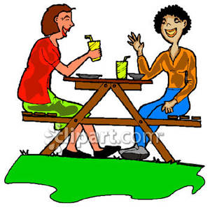 300x297 Bench Clipart Picnic Area