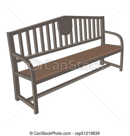 450x470 Bench Park Vector Vintage Isolated Background Wooden Vectors