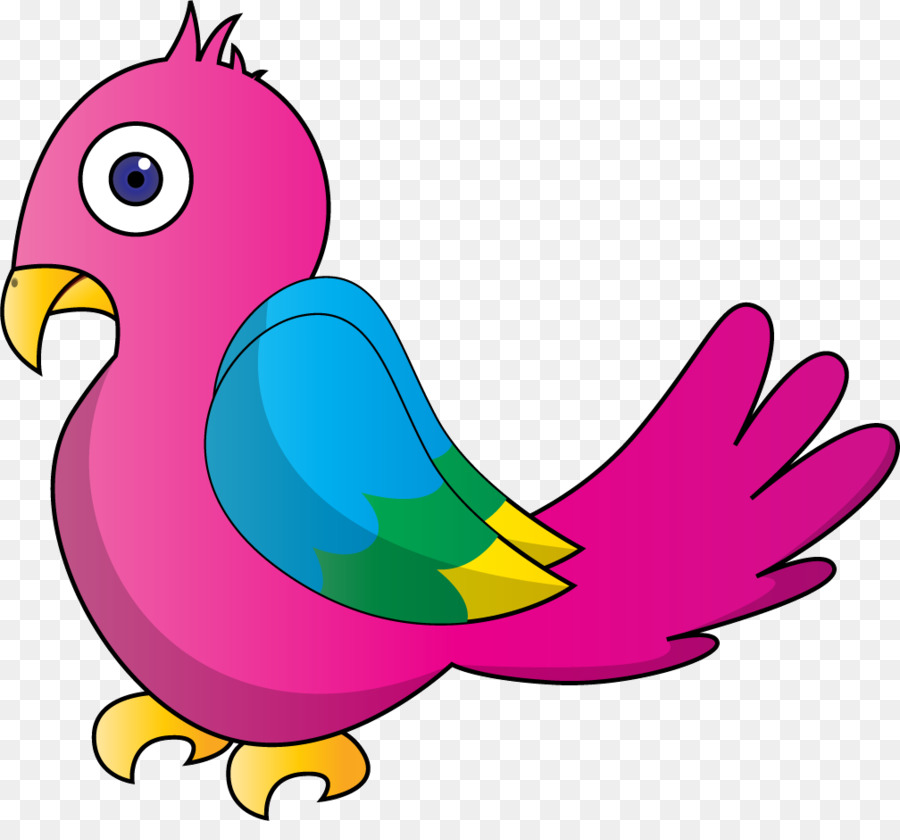 900x840 Bird Parrot Cartoon Clip Art